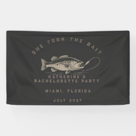 Vis Thema Aangepaste Vissers Afscheid Feest voor d Spandoek