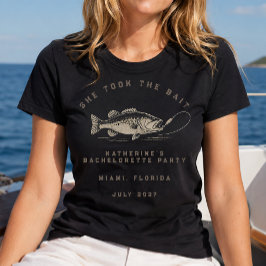 Vis Thema Aangepaste Vissers Afscheid Feest Voor D T-shirt