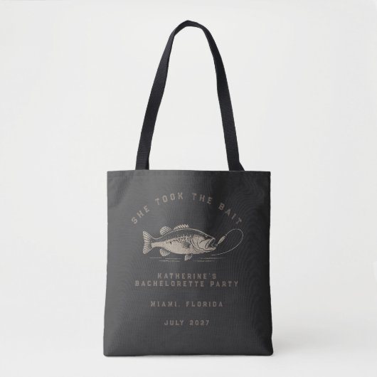 Vis Thema Aangepaste Vissers Afscheid Feest Voor D Tote Bag (Voorkant)