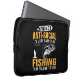 Vis thema laptop sleeve (Voorkant Rechts)