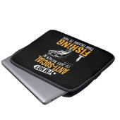 Vis thema laptop sleeve (Voorkant onderkant)