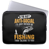 Vis thema laptop sleeve (Voorkant)