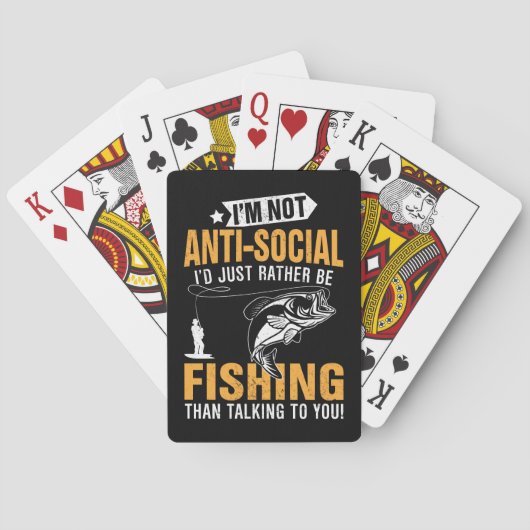 Vis thema pokerkaarten (Achterkant)