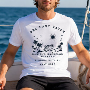 Vis Thema Vissersweekend Trip Vrijgezellenfeest T-shirt