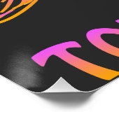 Vis Toernooibord en Badge Perfect Poster (Hoek)