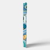 Vis tussen de golven patroon Case-Mate iPhone case (Achterkant / Rechts)