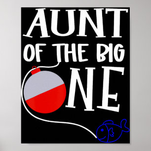Vis-ueel Een Oom Van De Grote Eén Verjaardag Jonge Poster