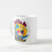 Vis Uit Het Water Pret Koffiemok (Voorkant links)