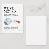 Vis uit water bewegende aankondiging (Voorkant / Achterkant)