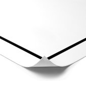 Vis uit water poster (Hoek)