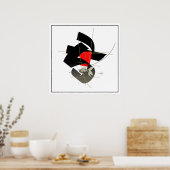 Vis uit water poster (Keuken)