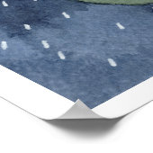 Vis uit waterkunst afdrukken poster (Hoek)