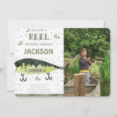 Vis Uitnodiging Verjaardagsfoto (Voorkant)