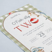 Vis uitnodiging voor 2e verjaardag O Fishally Two