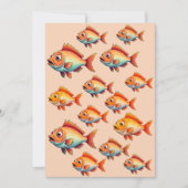 Vis Uitnodigingskaart Verjaardag Kaart (Voorkant)