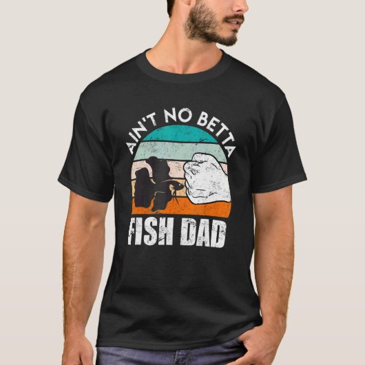 Vis Vader Betta Fish T-shirt (Voorkant)