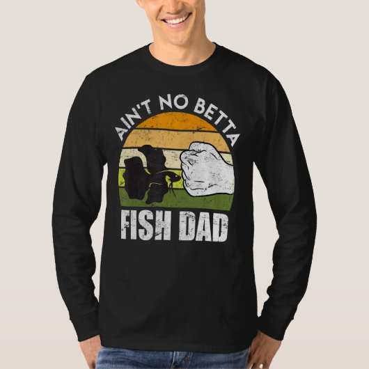 Vis Vader Betta Fish T-shirt (Voorkant)