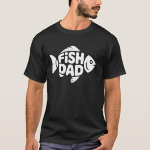 Vis Vader Grappige Visser Visser Trots Aquarium Hu T-shirt