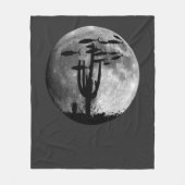 Vis van de maanverlichte hemel fleece deken (Voorkant)