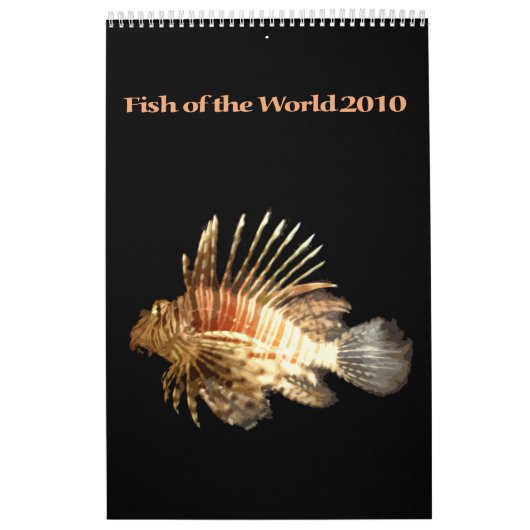 Vis van de wereld in 2010 kalender (Hoes)
