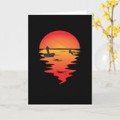 Vis van de zeevisserij grappig geschenk voor visse kaart (Gele Bloem)