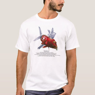 Vis van het Zwitserse leger T-shirt