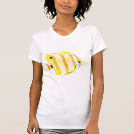 Vis van vlinder, tropische vis T-shirt