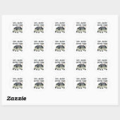 vis vangen ronde sticker (Vel)