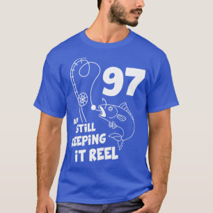 Vis verjaardag 97e verjaardag Visser verjaardag T-shirt