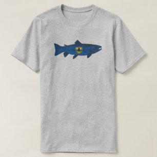 Vis Vermont Vlag Forel T-shirt