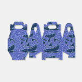 Vis Vet Zwemend Ocean Blue Vist Bedankdoosjes (Uitgevouwen)