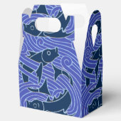 Vis Vet Zwemend Ocean Blue Vist Bedankdoosjes (Geopend)