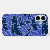 Vis Vet Zwemend Ocean Blue Vist Case-Mate iPhone Case (Achterkant (horizontaal))