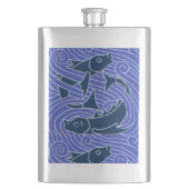 Vis Vet Zwemend Ocean Blue Vist Flacon (Voorkant)