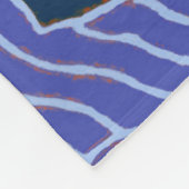 Vis Vet Zwemend Ocean Blue Vist Fleece Deken (Hoek)