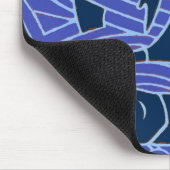 Vis Vet Zwemend Ocean Blue Vist Muismat (Hoek)