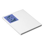 Vis Vet Zwemend Ocean Blue Vist Notitieblok (Schuin)