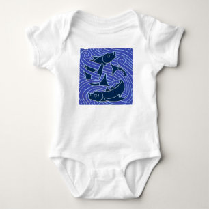 Vis Vet Zwemend Ocean Blue Vist Romper