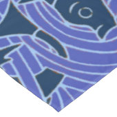 Vis Vet Zwemend Ocean Blue Vist Tafelkleed (Gekanteld)