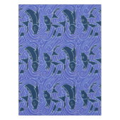 Vis Vet Zwemend Ocean Blue Vist Tafelkleed (Voorkant)