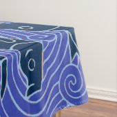 Vis Vet Zwemend Ocean Blue Vist Tafelkleed (Voorbeeld)