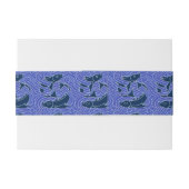 Vis Vet Zwemend Ocean Blue Vist Uitnodigingen Wikkel (Achterkant Voorbeeld)