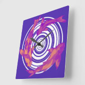 Vis Vierkante Klok (Hoek)