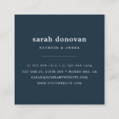  vis vierkante visitekaartje (Achterkant)