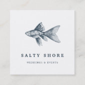  vis vierkante visitekaartje (Voorkant)