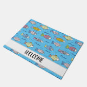 Vis, vis, vis! deurmat (Schuin)