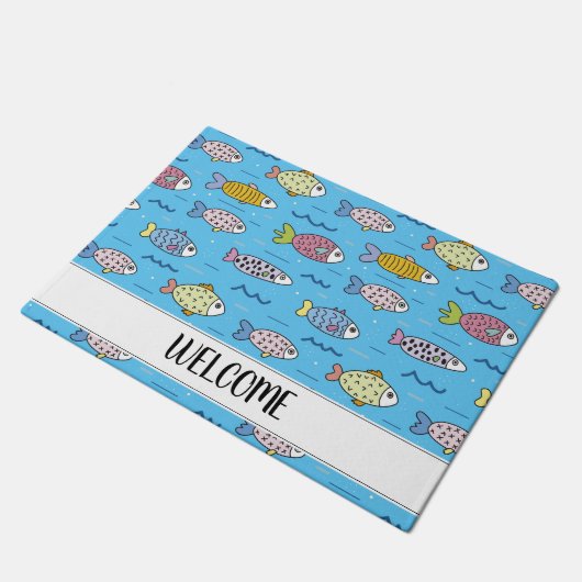 Vis, vis, vis! deurmat (Schuin)