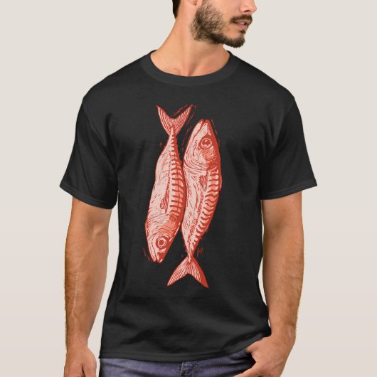 Vis vis vis t-shirt (Voorkant)