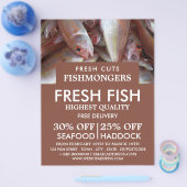 Vis, Visboer/Echtgenote, Vis Markt Reclame Flyer (Enkel)