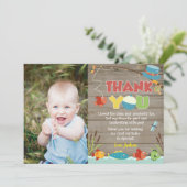 Vis vissen verjaardag bedankkaarten kaart (Staand voorkant)